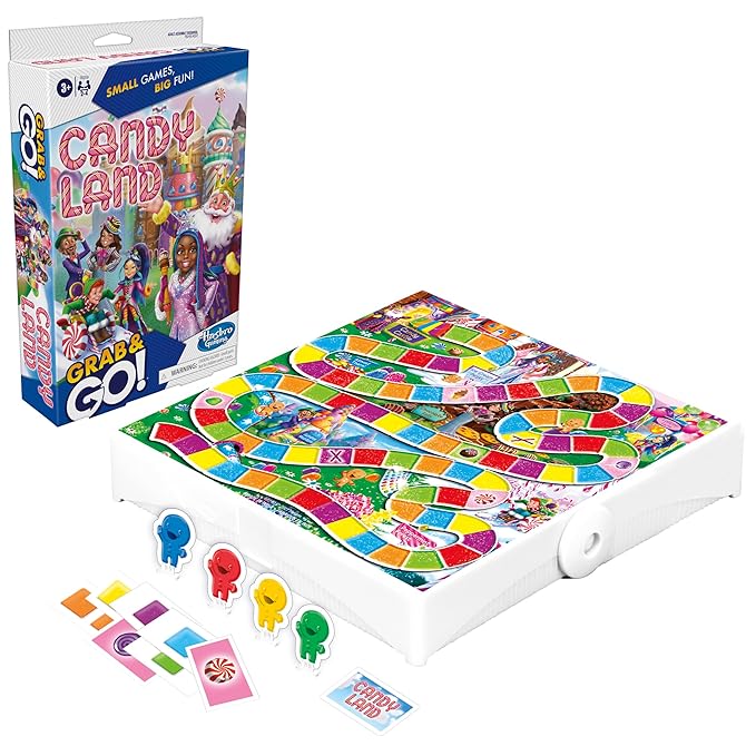 Hasbro Gaming Candy Land Grab and Go Game for Kids Ages 3 and Up