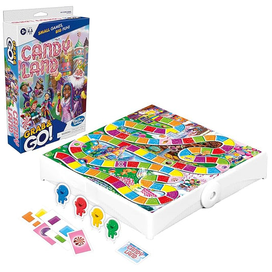 Hasbro Gaming Candy Land Grab and Go Game for Kids Ages 3 and Up