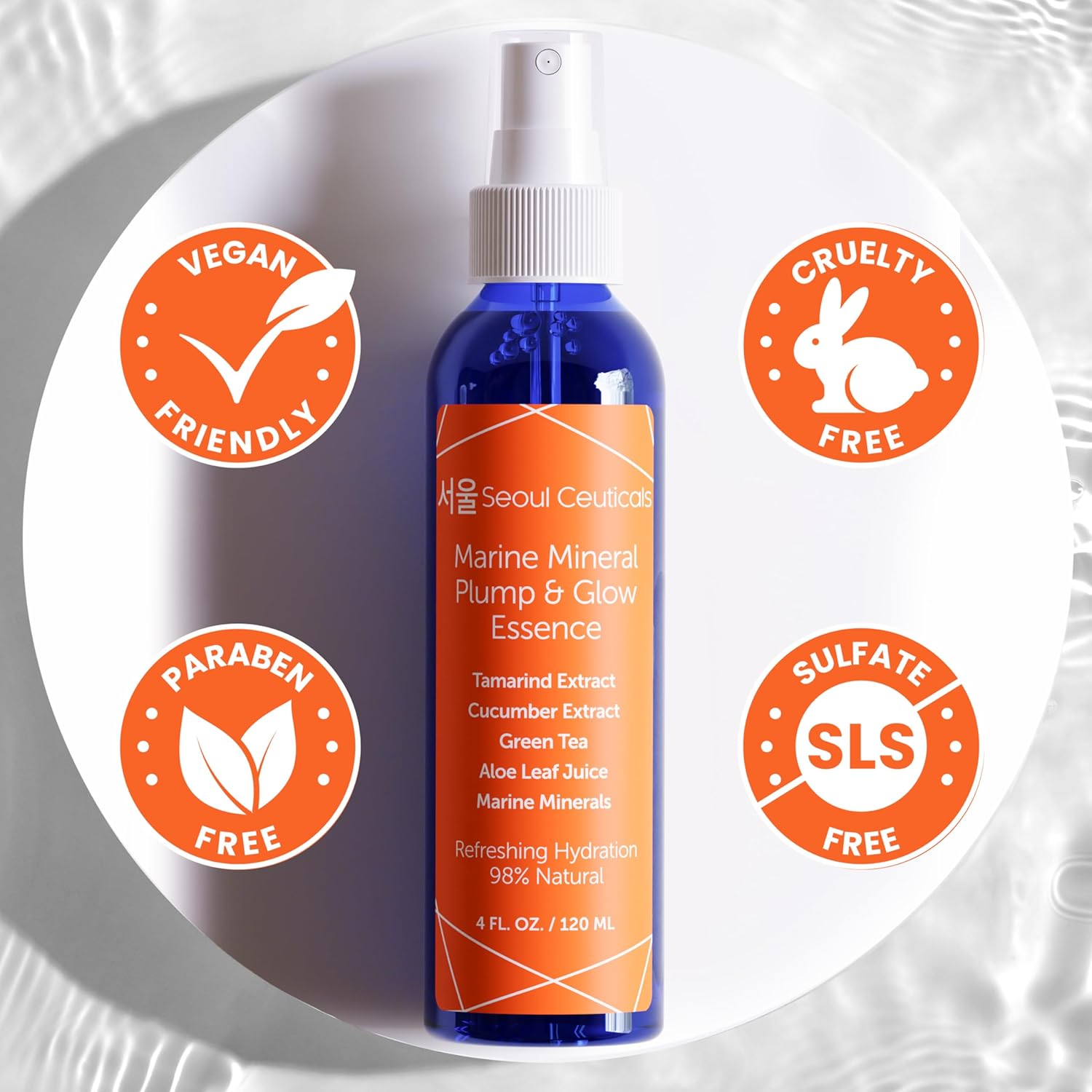 Seoul Ceuticals ONESTA Rosemary Water Growth Spray with Panthenol -Filtrate with Centella Anti Hair Fall & DHT Blocker Mist for Thicker Stronger - Sulphate & Paraben Free Hair Spray for Men & Women K-Beauty 100ml