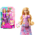 Mattel Disney Princess 2-in-1 Stories Rapunzel Fashion Doll with 2 Snap-On Bodices 2 Skirts