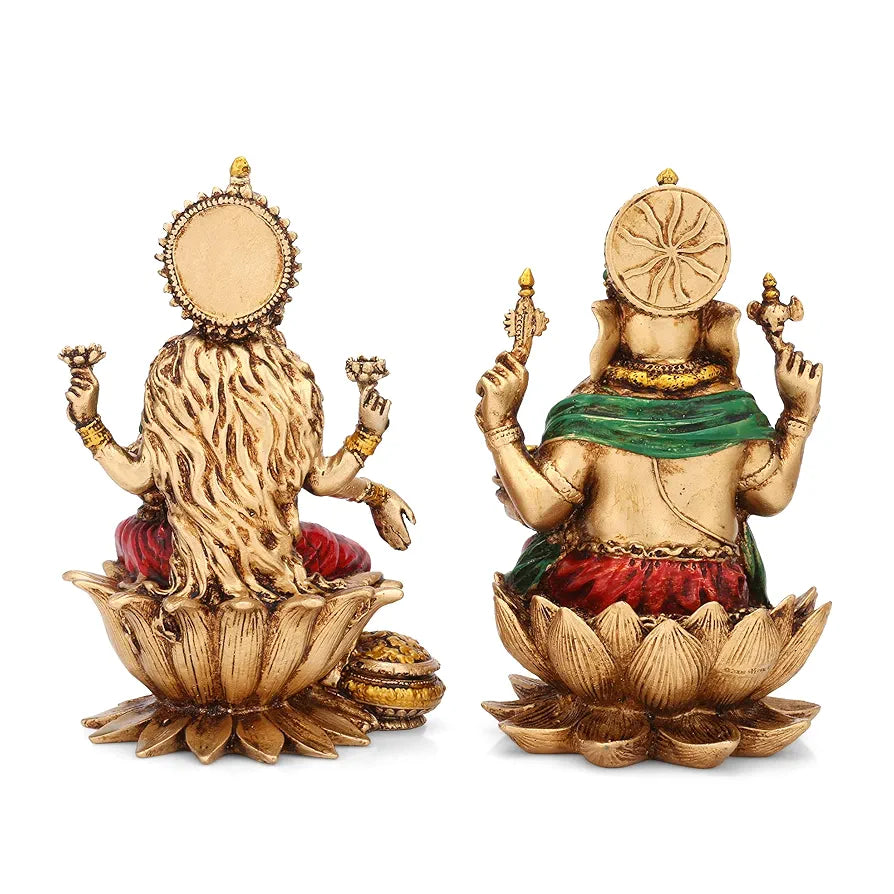 Lakshmi Ganesha Idol Laxmi Ganesh Statue Showpiece Figurine