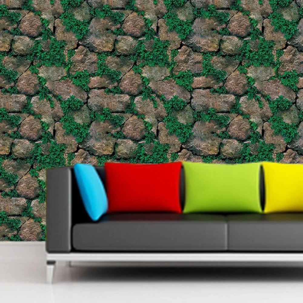 Jaamso Royals Brick Stone Wall Papers for Home Design 4