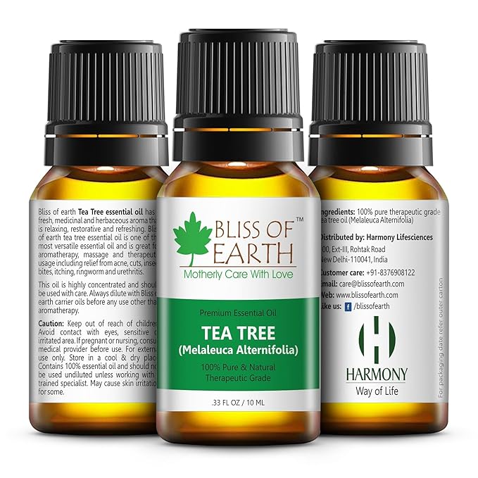Bliss of Earth Pure Australian Tea Tree Essential Oil - 10 ml