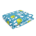 Divine Casa Glace Cotton 120 GSM Reversible Lightweight Printed Single Bed AC Dohar Blanket Quilt Colour Turquoise and Green TC - 120