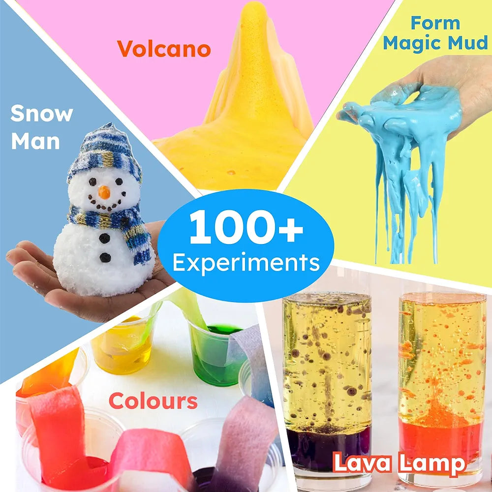 Butterfly EduFields 100+ Science Kit | Gift for Girls Age 6-7 | Birthday Gift for 5 6 7 8 Year Old Girl Girls Science Experiment Kit