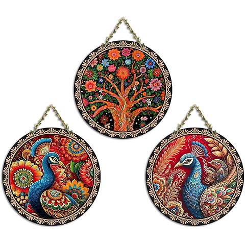 Attractive Design Wooden Wall Hanging (WH_8502N)