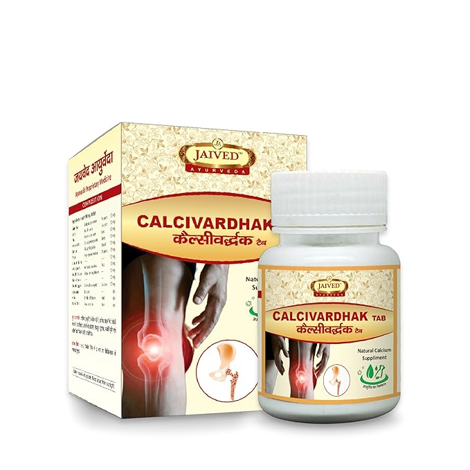 Jaived Ayurveda Calcivardhak Tablets | 40 Tabs | Pack of 2