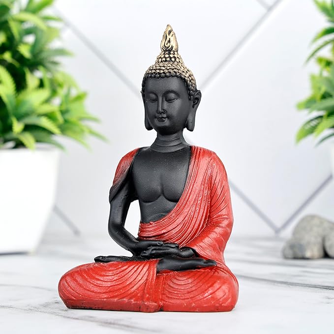 Global Grabbers New Sitting Meditating Buddha Statue showpiece Idol Home Decor Gifts