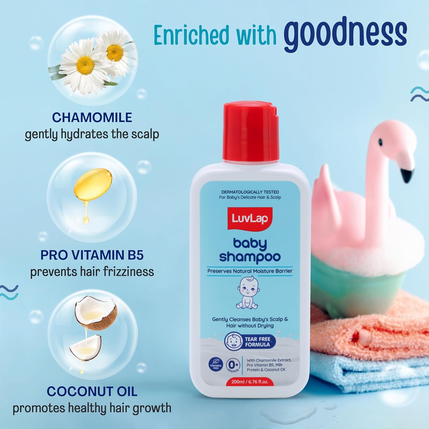 LuvLap Soft Baby Shampoo - 200 ml