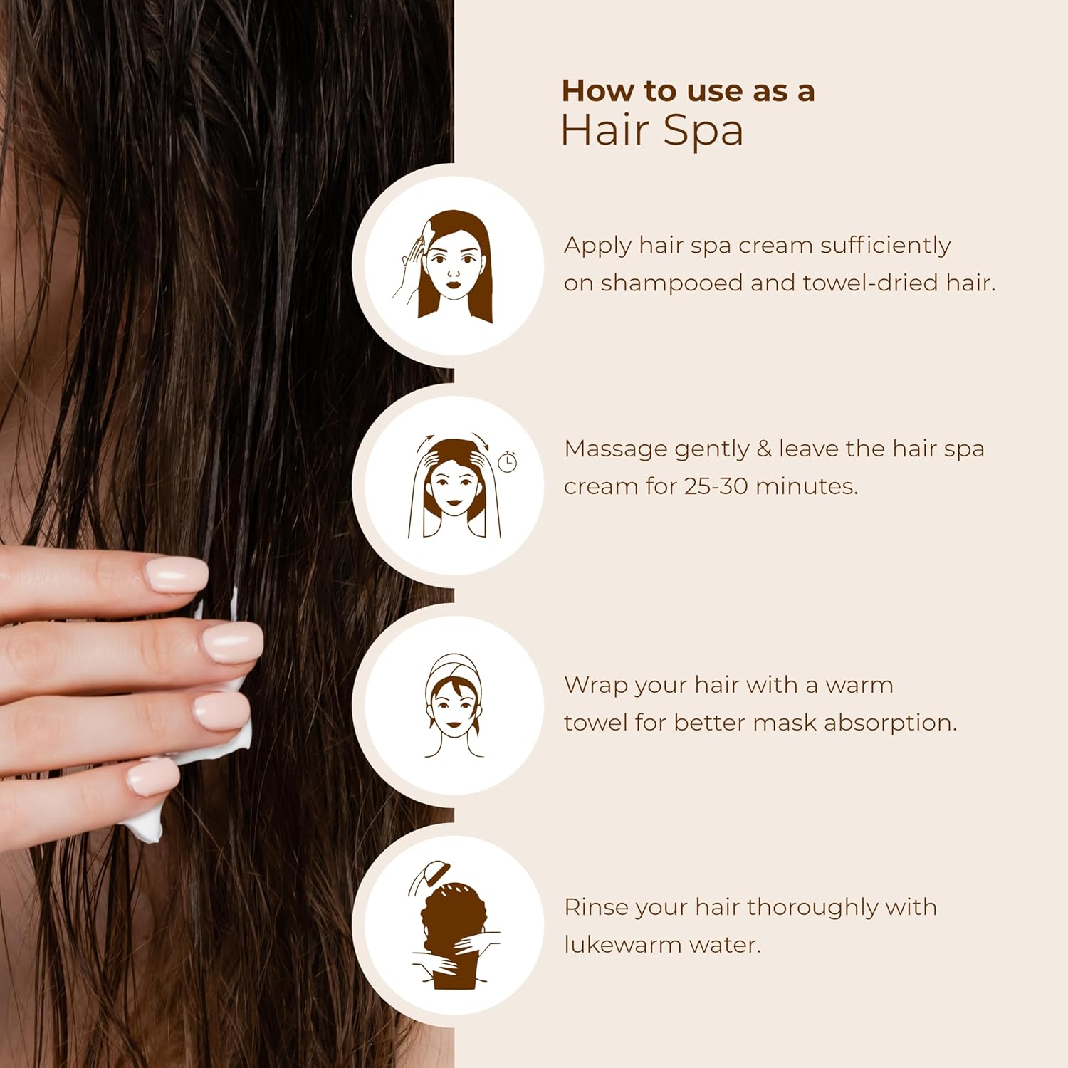 INDUS VALLEY 100% organic Deep Nourishing Hair Spa (ultima spa 175ml)