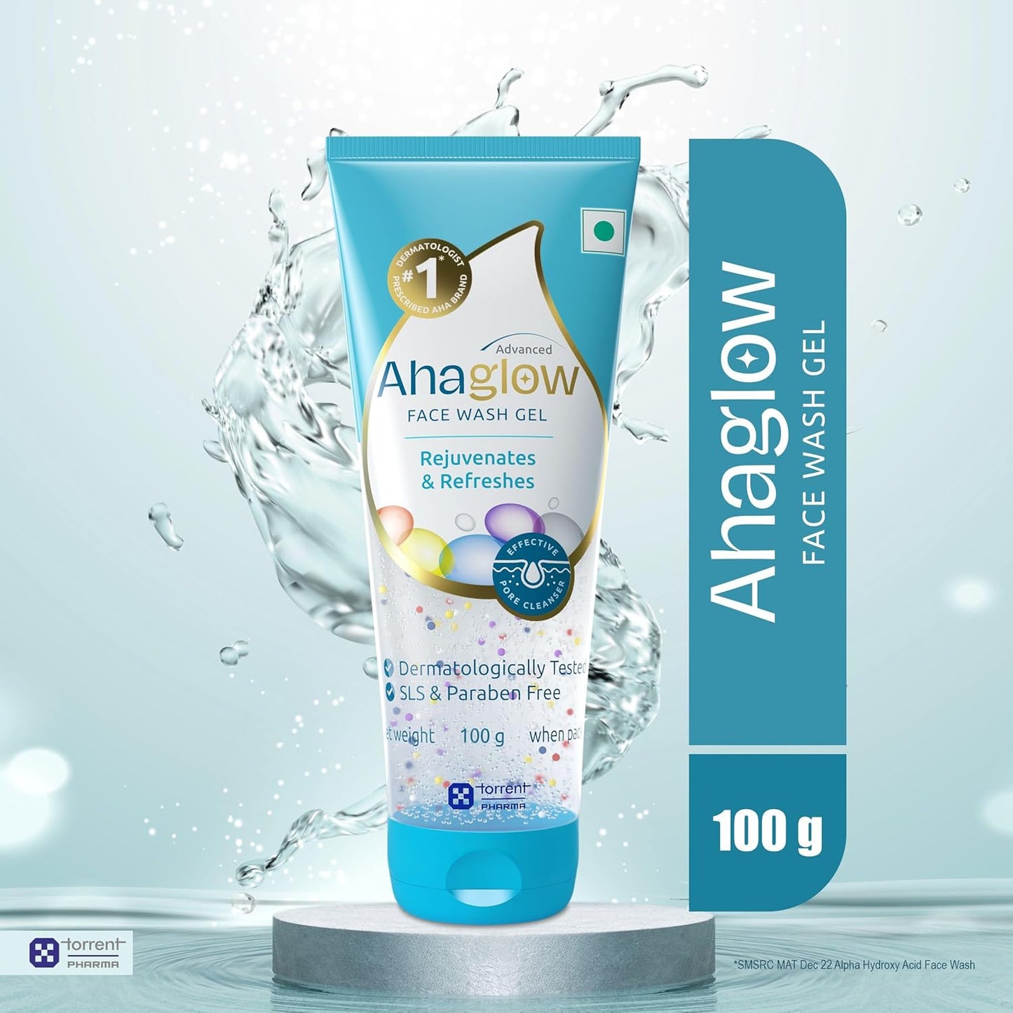Ahaglow Advanced Face Wash Gel - 100 gms