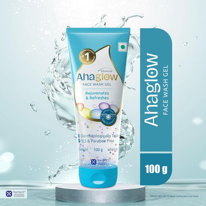 Ahaglow Advanced Face Wash Gel - 100 gms