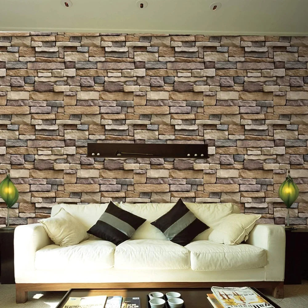Jaamso Royals Vinyl Self Adhesive Peel and Stick Wall Stickers V1007_1000CM