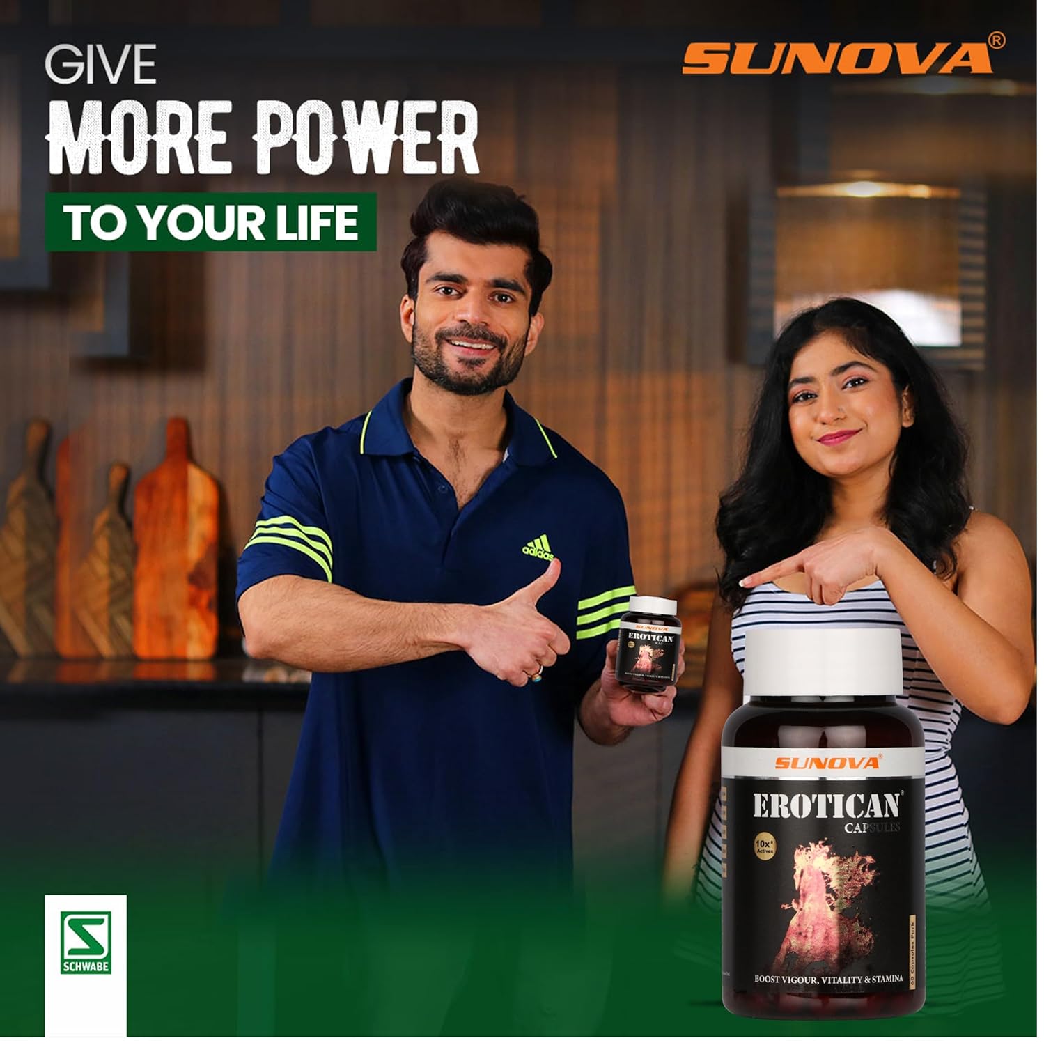 SUNOVA Erotican 60 capsules, 600 mg
