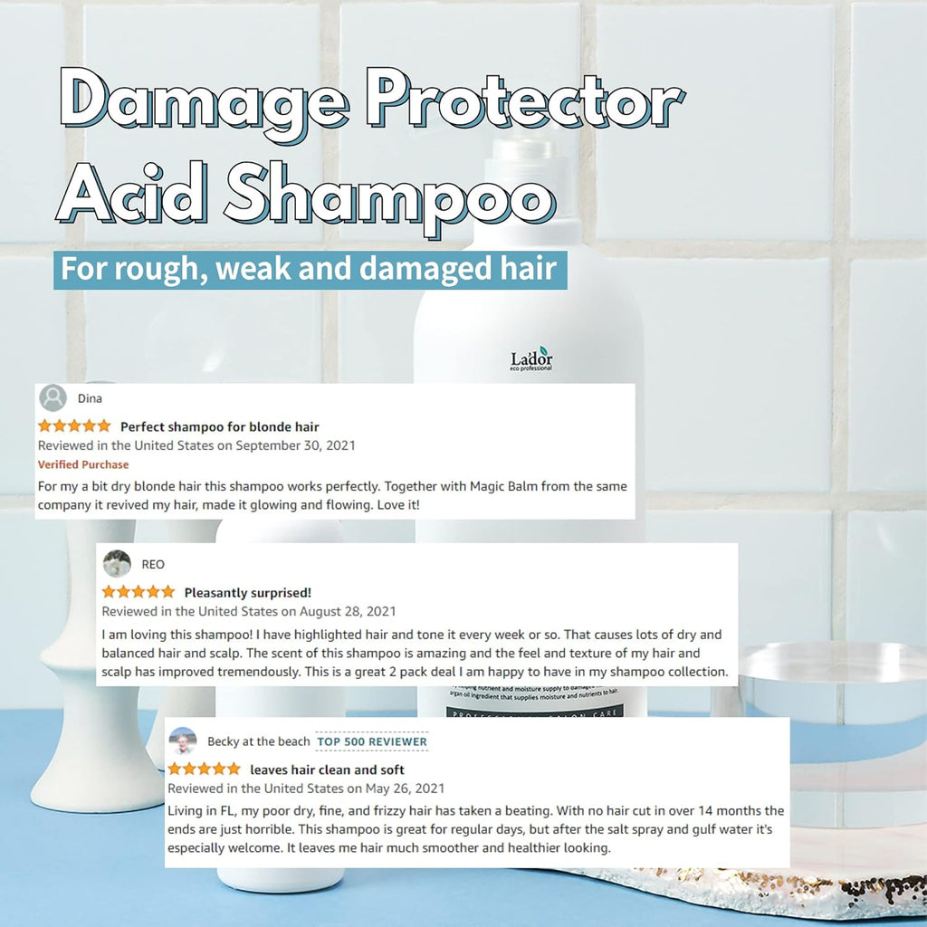 Lador Damage Protector Acid Korean Shampoo