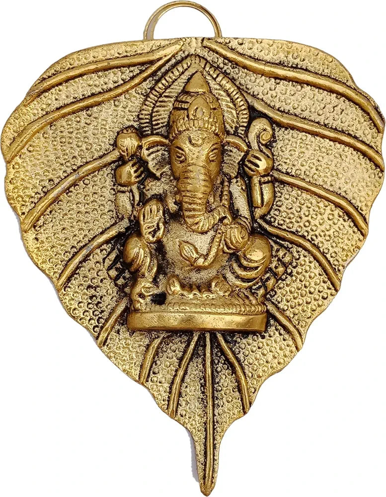 Chhariya Crafts Radha Krishna Tree Jhula and Ganesh Decorative Metal Wall Hanging Art Showpiece for Wall Decor