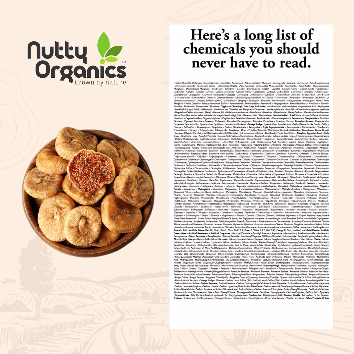 NUTTY ORGANICS Premium Dried Afghani Anjeer| Rich in Fiber | Rich in Nutrients | Packed with Fiber & Nutrients for a Healthier, Happier You | Anjeer Dry Fruit