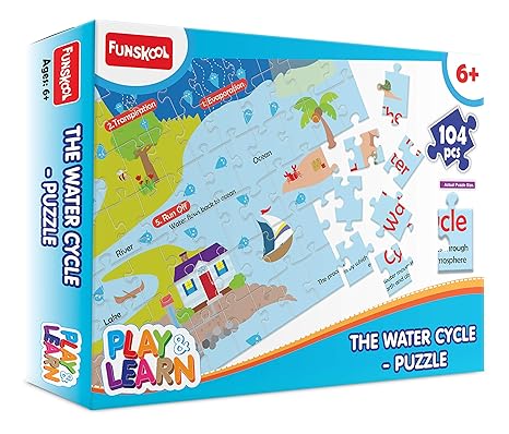 Funskool Play & Learn Water Cycle Educational 104 Pieces Puzzle Toy