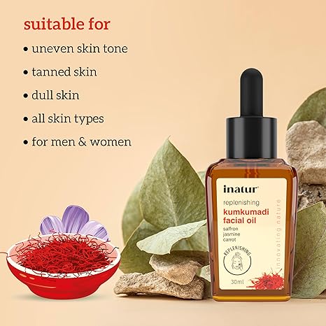 Inatur Kumkumadi Oil for Face Best Kumkumadi Face Oil - 30 ml