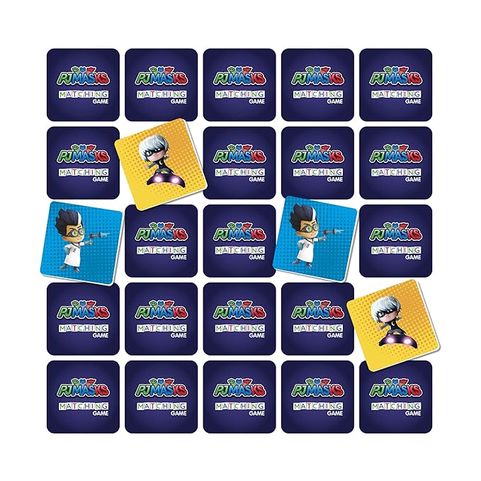 Hasbro Gaming PJ Masks Matching Game for Kids Ages 3&Up Fun Preschool Game Multicolor