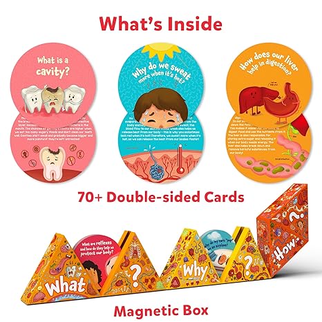 Skillmatics Flash Cards Science Snippets The Human Body Learning Resources & Educational Toys
