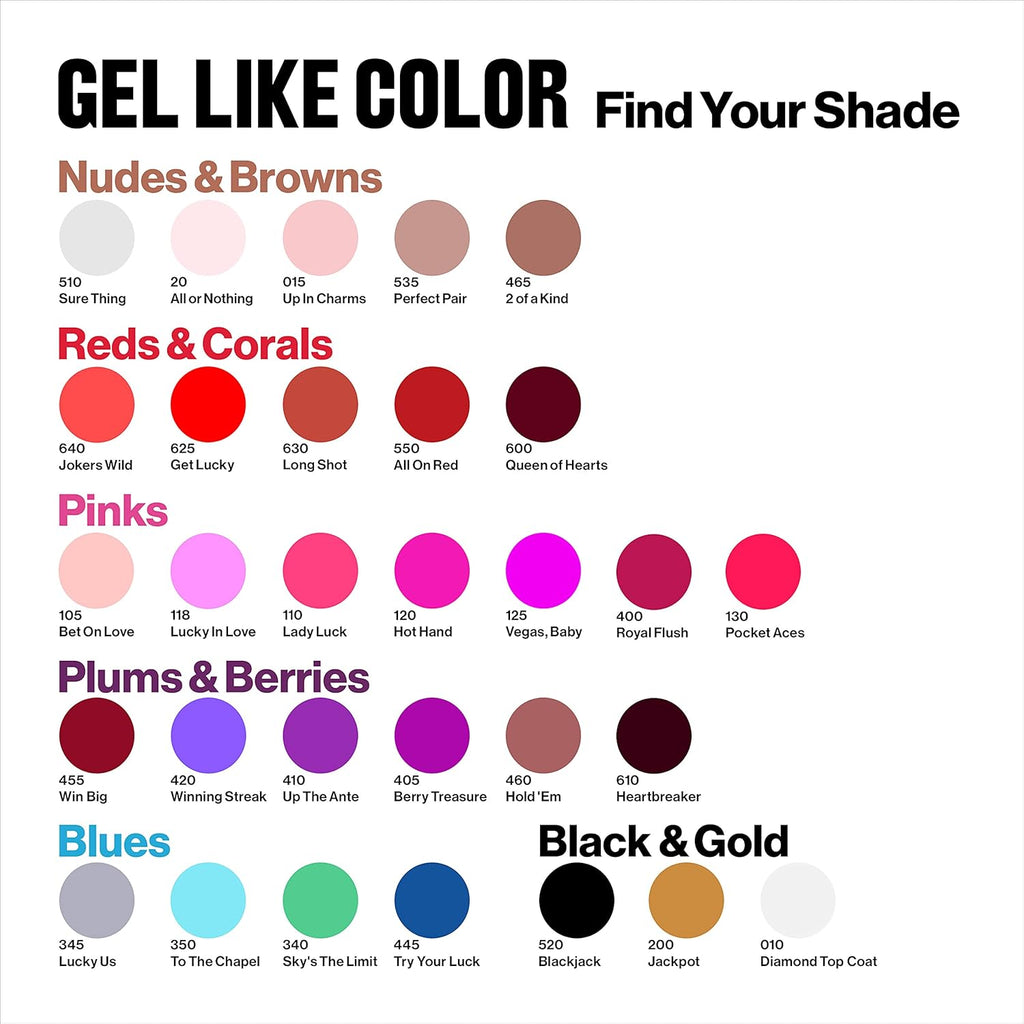 Revlon ColorStay Gel Envy Longwear Nail Enamel, Chip Resistant Diamond Top Coat Nail Polish with Shine, 11.7 ml