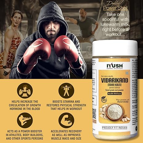 Iyush Herbal Ayurveda Vidharikand Powder - 100 gms