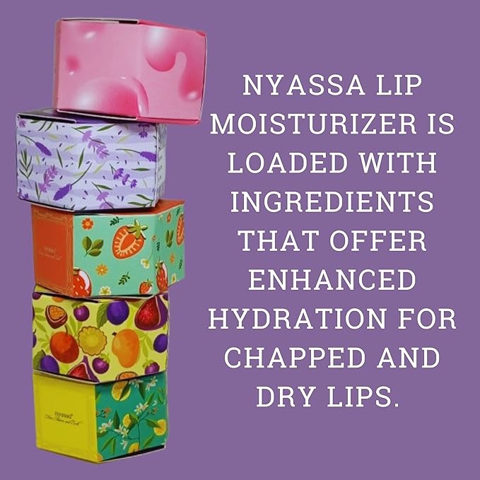 Nyassa Petal Pop Intense Lip Balm With Shea Butter & Organic Sweet Almond Oil - 6 Gms