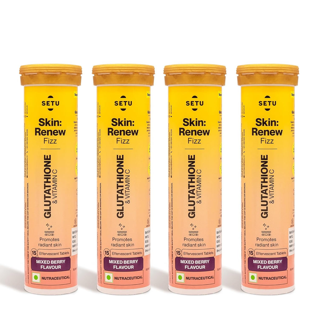 Setu Skin Renew - 15 Effervescent Tablets pack of 1 Flavour- Mixed Berry