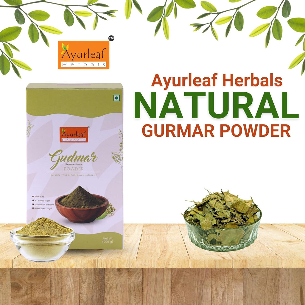 Ayurleaf Herbals Gudmar Powder - 200 Gms