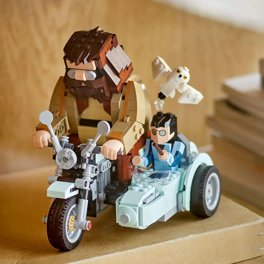 Lego Harry Potter Hagrid & Harry’s Motorcycle Ride, Magical Toy 76443 Building Blocks Toys for 9+ Gift for Boys and Girls