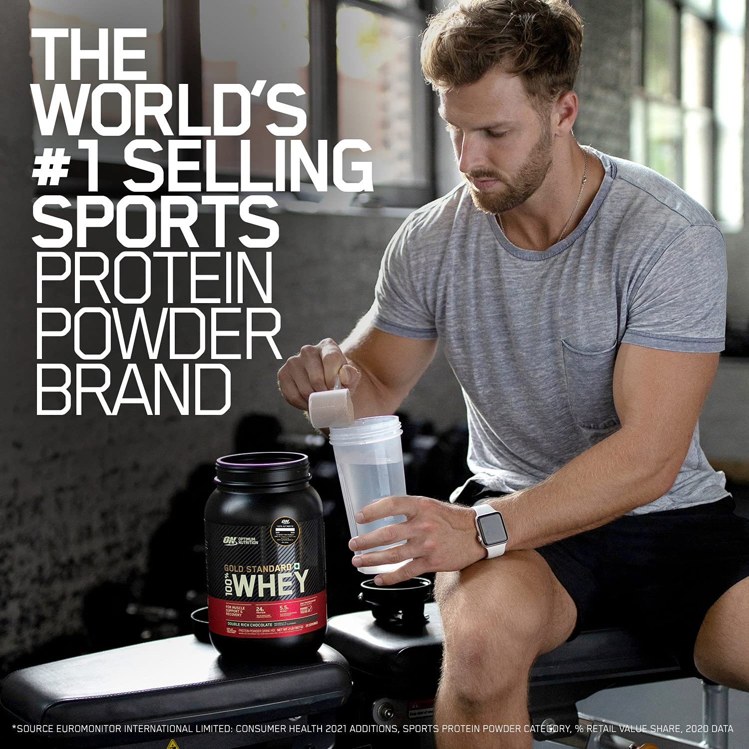 Optimum Nutrition (ON) Gold Standard 100% Whey Protein Powder - 1 lb , Primary Source Isolate
