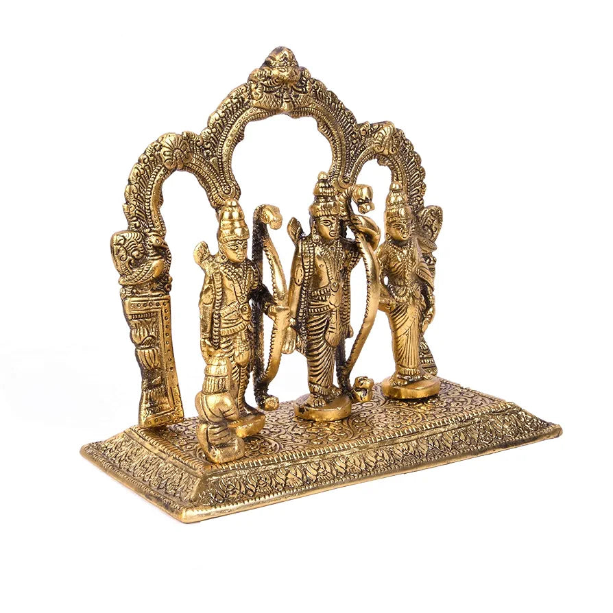Jaipur Ace Metal Ram Darbar Murti Lord Ram Sita Laxman Hanuman Idol