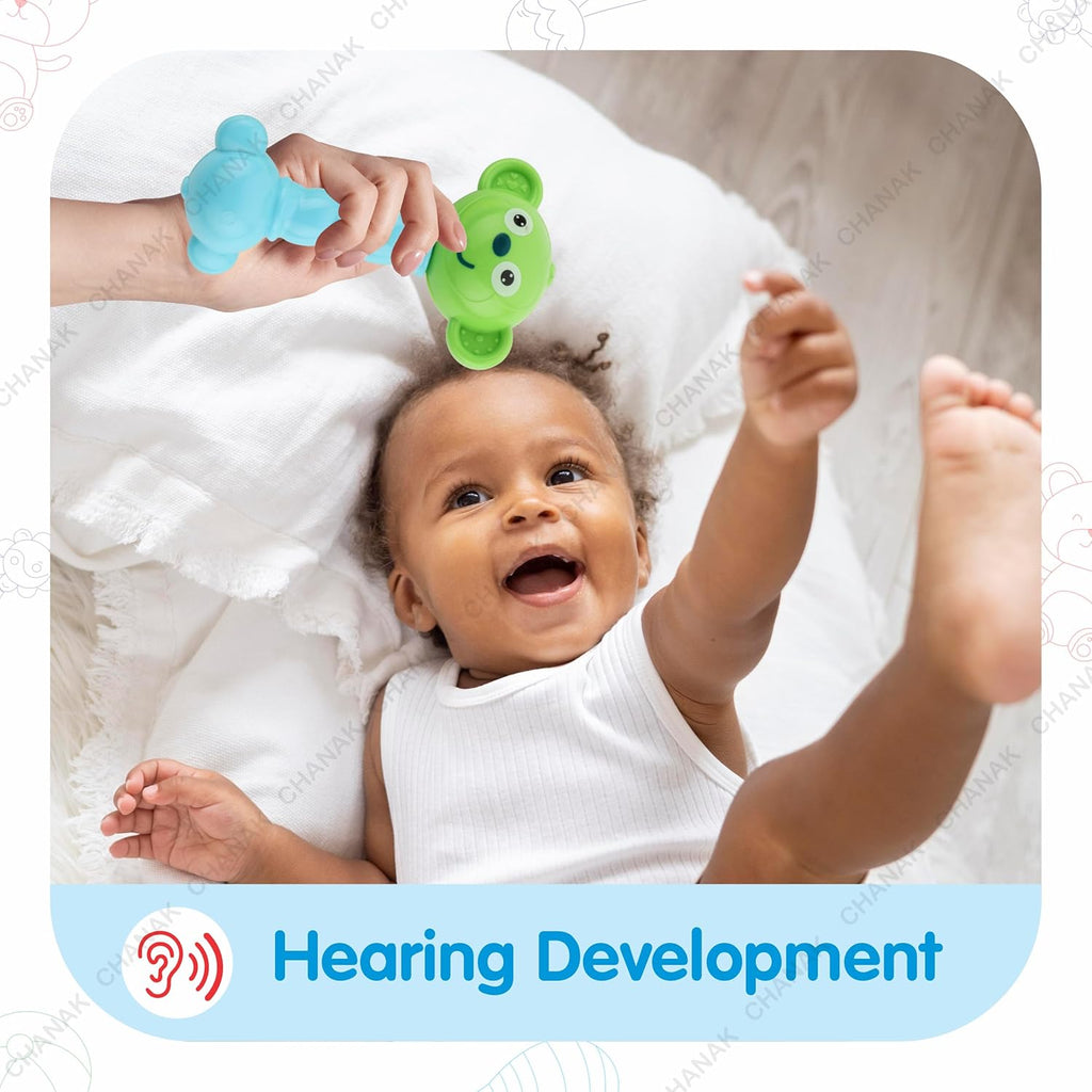 Chanak Baby Kinder Rattle Set for 0-6 Months Old Baby 5 Pcs