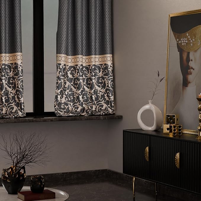 Stoa Paris Curtain for Home Single pc Patterned Curtain for Window