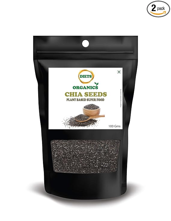 Diets Organics Chia Seeds -100 gms (pack of 2)