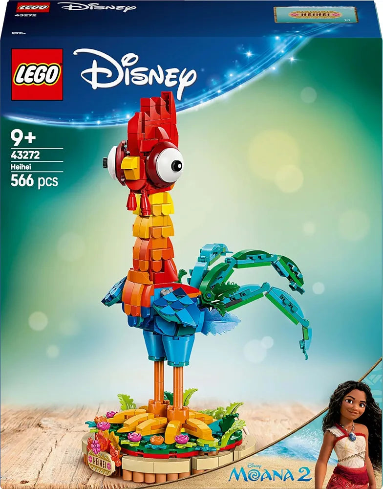 Lego Disney Moana 2 Heihei Buildable Animal Model Kit 43272 Building Blocks Toys for 9+ Gift for Boys and Girls