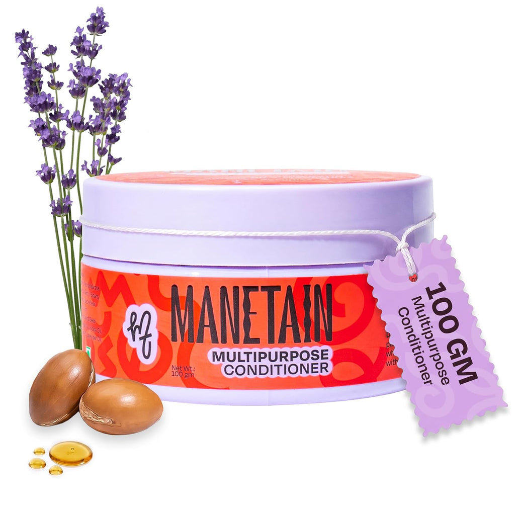 MANETAIN Multipurpose Conditioner 100gm for Curly & Wavy Hair | Hydrating Protein–Moisture Balanced Formula for Frizz Control & Softness | CG-Friendly, Silicone-Free | Suitable for Women & Men