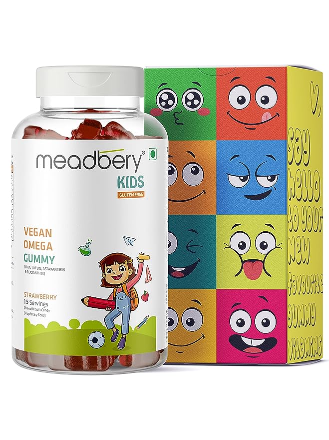 Meadbery Vegan Omega Multivitamin Gummies For Kids - 15 gummies