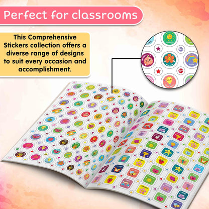 2000+ Reward Stickers: A Fun Sticker Book For Teachers And Parents - Encouraging And Celebrating Kids' Achievements With Over 2000 Stickers [Paperback]