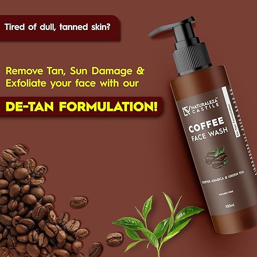 Naturaleza Castile Gentle Coffee Face Wash - 100 ml
