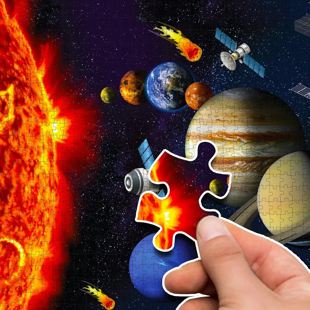 Hello Friend Space Adventure Jigsaw Puzzle 1000 Piece Puzzle Galaxy & Astronomy Brain Game