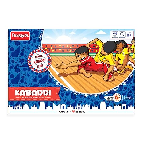 Funskool Games Kabaddi The Traditional Tag Games of India Classic Strategy Board Game Kids