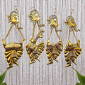 KridayKraft Metal Ganesha ji Statue Ganpati Wall Hanging Sculpture Lord Ganesh Idol