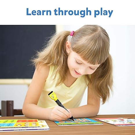 Skillmatics Educational Game Brain Games Reusable Activity Mats with Dry Erase Marker Gifts Travel Toy