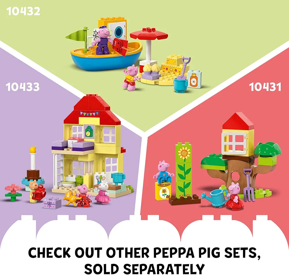 Lego Duplo Peppa Pig Supermarket Toy 10434 Building Blocks Toys for 2+ Gift for Kids, 70 Pcs