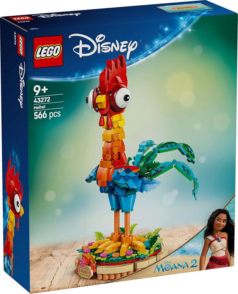 Lego Disney Moana 2 Heihei Buildable Animal Model Kit 43272 Building Blocks Toys for 9+ Gift for Boys and Girls
