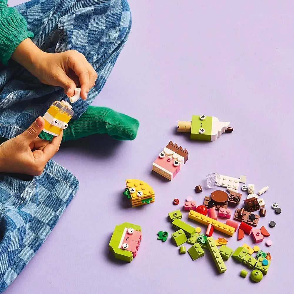 Lego Classic Creative Food Friends Imaginative Pretend-Play Toy 11039 Building Blocks Toys for 4+ Gift for Boys and Girls