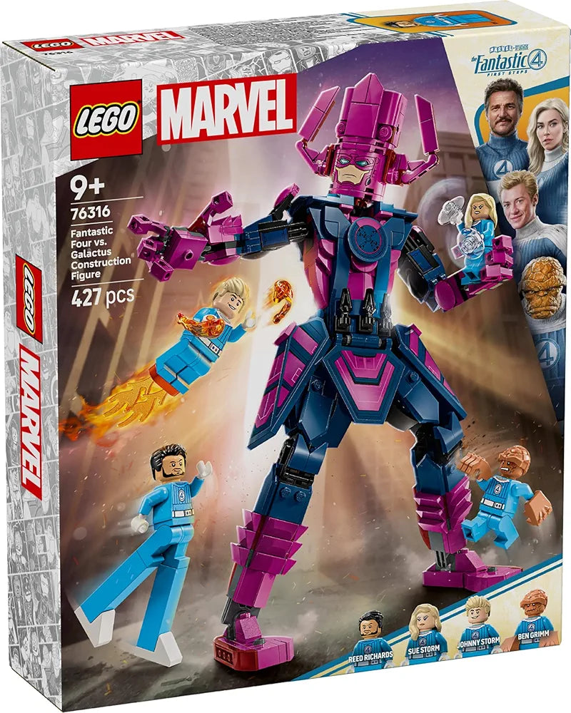 Lego Marvel Fantastic Four vs Galactus Construction Figure 76316 Building Blocks Toys for 9+ Gift for Boys and Girls