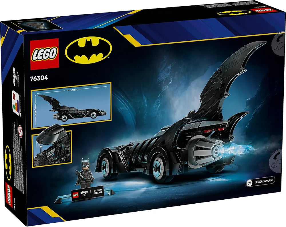 Lego DC Batman: Batman Forever Batmobile Super Hero Toy for Kids 76304 Building Blocks Toys for 12+ Gift for Boys and Girls